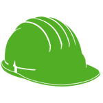 green hard hat icon